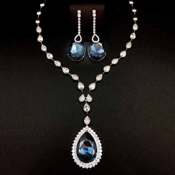 Picture of Zinc Alloy Swarovski Element 2 Piece Jewelry Set with Speedy Delivery