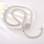 Show details for Impressive White Big Y Necklace with Low MOQ