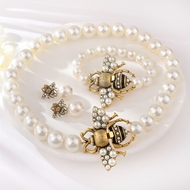 Show details for Most Popular Artificial Pearl Classic 3 Piece Jewelry Set Show details for Most Popular Artificial Pearl Classic 3 Piece Jewelry Set