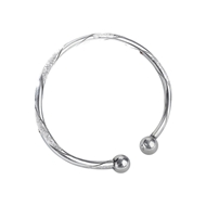 Picture of Beautiful Small Platinum Plated Fashion Bangle