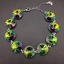 Show details for Platinum Plated Green Fashion Bracelet at Super Low Price