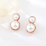 Picture of Best Selling Classic Rose Gold Plated Stud Earrings