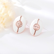 Picture of Sparkling Medium Enamel Stud Earrings