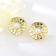 Picture of Good Quality Artificial Pearl Classic Stud Earrings