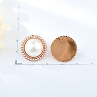 Picture of Fancy Medium Copper or Brass Stud Earrings