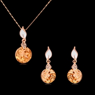 Picture of Attractive Rose Gold Plated Zinc Alloy 2 Piece Jewelry Set For Your Occasions