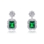 Picture of Inexpensive Platinum Plated Cubic Zirconia Dangle Earrings from Reliable Manufacturer