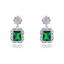 Show details for Inexpensive Platinum Plated Cubic Zirconia Dangle Earrings from Reliable Manufacturer