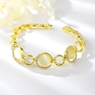 Show details for Zinc Alloy Opal Fashion Bracelet from Certified Factory Show details for Zinc Alloy Opal Fashion Bracelet from Certified Factory