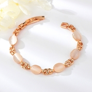 Show details for Classic Rose Gold Plated Fashion Bracelet with Fast Shipping Show details for Classic Rose Gold Plated Fashion Bracelet with Fast Shipping