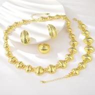 Picture of Beautiful Big Dubai 4 Piece Jewelry Set