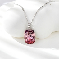 Show details for Zinc Alloy Swarovski Element Pendant Necklace in Exclusive Design Show details for Zinc Alloy Swarovski Element Pendant Necklace in Exclusive Design