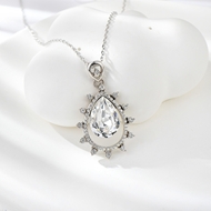 Show details for Low Cost Platinum Plated Zinc Alloy Pendant Necklace with Low Cost Show details for Low Cost Platinum Plated Zinc Alloy Pendant Necklace with Low Cost
