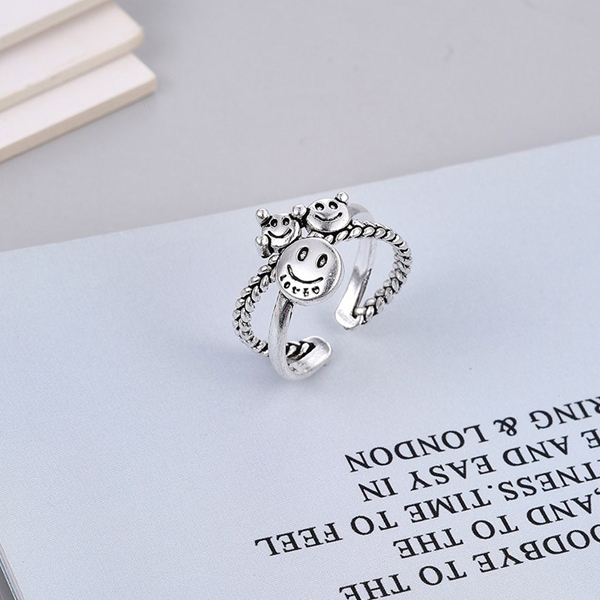 Picture of Zinc Alloy Classic Adjustable Ring with Low MOQ