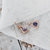 Picture of Nickel Free Rose Gold Plated Artificial Crystal Dangle Earrings with No-Risk Refund