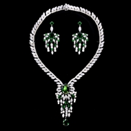 Show details for Low Cost Platinum Plated Big 2 Piece Jewelry Set with Low Cost Show details for Low Cost Platinum Plated Big 2 Piece Jewelry Set with Low Cost