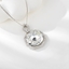 Show details for Pretty Swarovski Element Platinum Plated Pendant Necklace