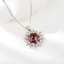 Show details for Bling Small Platinum Plated Pendant Necklace