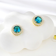 Show details for Luxury Cubic Zirconia Stud Earrings with Beautiful Craftmanship Show details for Luxury Cubic Zirconia Stud Earrings with Beautiful Craftmanship