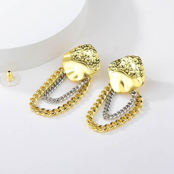 Picture of Dubai Big Dangle Earrings with Beautiful Craftmanship