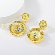 Show details for Impressive Gold Plated Zinc Alloy Dangle Earrings with Low MOQ Show details for Impressive Gold Plated Zinc Alloy Dangle Earrings with Low MOQ