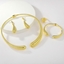 Show details for Sparkly Dubai Big 4 Piece Jewelry Set