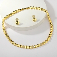 Picture of Designer Gold Plated Dubai 2 Piece Jewelry Set with No-Risk Return