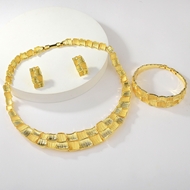 Show details for Dubai Big 3 Piece Jewelry Set with Beautiful Craftmanship