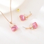 Show details for Zinc Alloy Artificial Crystal 2 Piece Jewelry Set with Unbeatable Quality