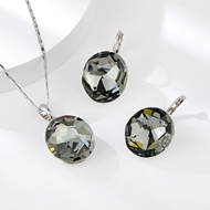Show details for Fashion Swarovski Element Necklace and Earring Set with Speedy Delivery Show details for Fashion Swarovski Element Necklace and Earring Set with Speedy Delivery