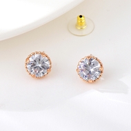 Picture of Nice Cubic Zirconia White Stud Earrings