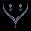 Show details for Best Selling Big Cubic Zirconia 2 Piece Jewelry Set