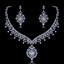 Show details for Impressive White Platinum Plated 2 Piece Jewelry Set with Low MOQ