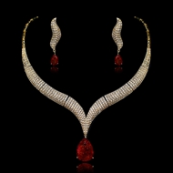 Show details for Wholesale Gold Plated Copper or Brass 2 Piece Jewelry Set with No-Risk Return Show details for Wholesale Gold Plated Copper or Brass 2 Piece Jewelry Set with No-Risk Return