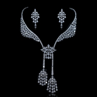 Show details for Origninal Big Platinum Plated 2 Piece Jewelry Set Show details for Origninal Big Platinum Plated 2 Piece Jewelry Set