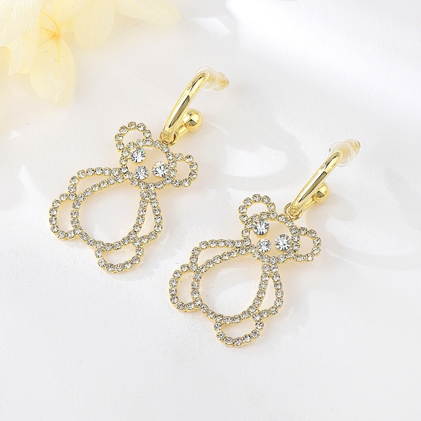 Picture of Sparkly Big White Dangle Earrings