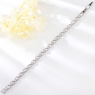 Show details for Delicate Platinum Plated Fashion Bracelet with Speedy Delivery Show details for Delicate Platinum Plated Fashion Bracelet with Speedy Delivery