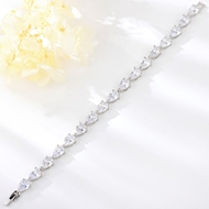 Show details for Buy Platinum Plated Copper or Brass Fashion Bracelet with Wow Elements Show details for Buy Platinum Plated Copper or Brass Fashion Bracelet with Wow Elements