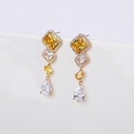 Picture of Hypoallergenic Gold Plated Big Dangle Earrings with Easy Return