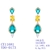 Picture of Luxury Blue Dangle Earrings Factory Supply