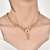 Picture of Funky Small Gold Plated Pendant Necklace