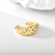 Picture of Low Price Gold Plated Copper or Brass Adjustable Ring from Trust-worthy Supplier