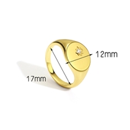 Picture of Need-Now White Copper or Brass Fashion Ring from Editor Picks