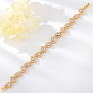 Show details for Fashion Cubic Zirconia Gold Plated Fashion Bracelet Show details for Fashion Cubic Zirconia Gold Plated Fashion Bracelet