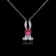 Show details for Featured Pink Swarovski Element Pendant Necklace with Full Guarantee Show details for Featured Pink Swarovski Element Pendant Necklace with Full Guarantee