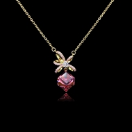 Show details for Small Gold Plated Pendant Necklace with Fast Shipping Show details for Small Gold Plated Pendant Necklace with Fast Shipping