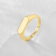 Picture of Hypoallergenic Gold Plated Delicate Fashion Ring with Worldwide Shipping