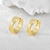 Picture of Fancy Delicate Small Hoop Earrings