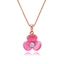 Show details for Beautiful Opal Pink Pendant Necklace