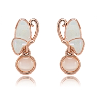 Picture of Low Cost Rose Gold Plated Opal Stud Earrings with Beautiful Craftmanship